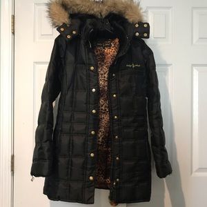 Baby Phat black puffer coat